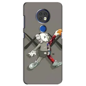 Чохли для Nokia 6.2 (2019) - Bearbrick Louis Vuitton (PREMIUMPrint) (Беарбрік Джордан)