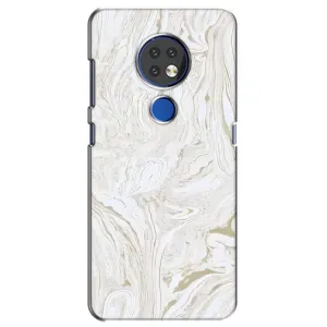 Мраморний чехол на Nokia 6.2 (2019) (VPrint) (Білий мрамор)