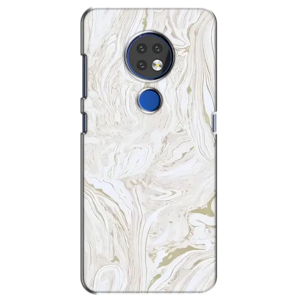 Чохол з принтом «Білий мрамор» для Nokia 6.2 (2019)