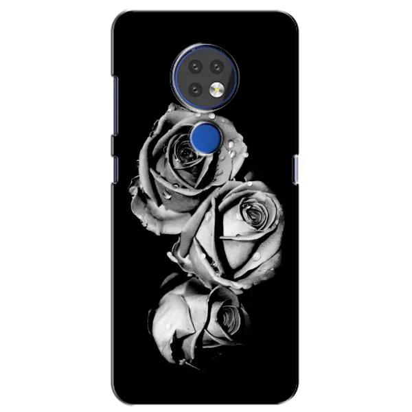 Чохол з принтом «Чорна троянда» для Nokia 6.2 (2019)