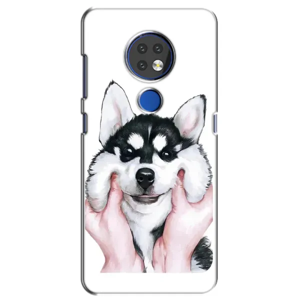 Чохол з принтом «Радісний Хаскі» для Nokia 6.2 (2019)