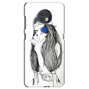 Чохол з друком для Nokia 6.2 (2019) - (Мода) (AlphaPrint) (Фото дівчини)