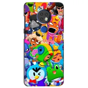 Чехлы Brawl Stars для Nokia 6.2 (2019) (AlphaPrint) (Герої Бравл Старс)