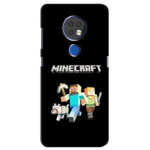 Чохол Майнкрафт на Nokia 6.2 (2019) (AlphaPrint) Minecraft (герої Minecraft)