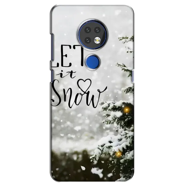 Чохол з принтом «Let it snow» для Nokia 6.2 (2019)