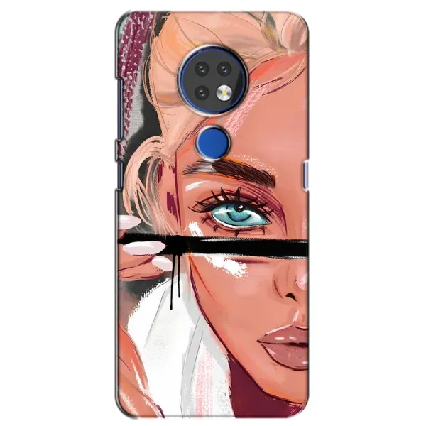 Чехол с принтом «Макияж» для Nokia 6.2 (2019)