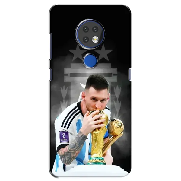 Чохол з принтом «Мессі Чемпіон» для Nokia 6.2 (2019)