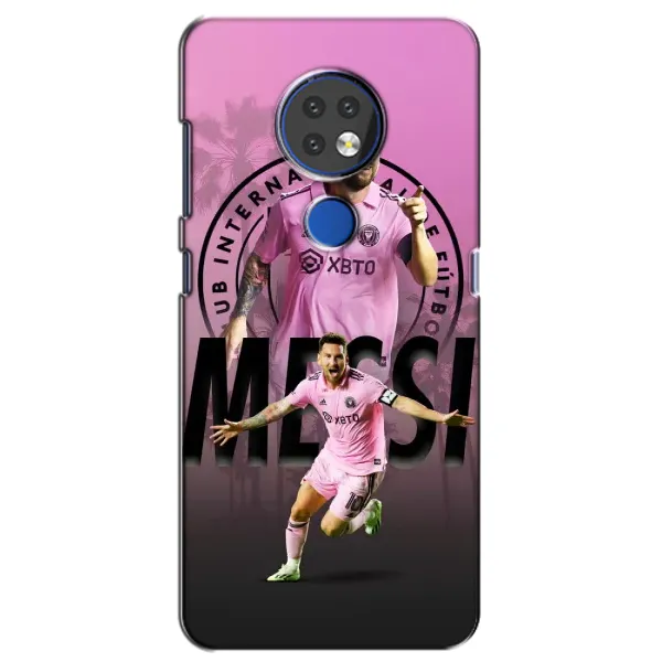 Чохол з принтом «Messi Miami» для Nokia 6.2 (2019)