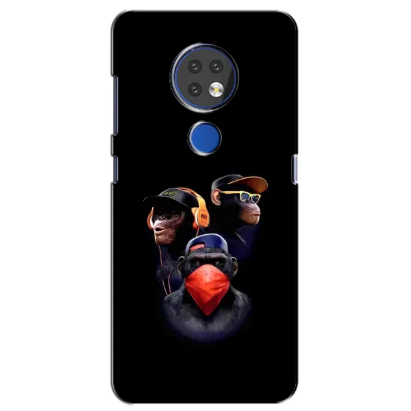 Чехол с принтом «Три обезьяны» для Nokia 6.2 (2019)