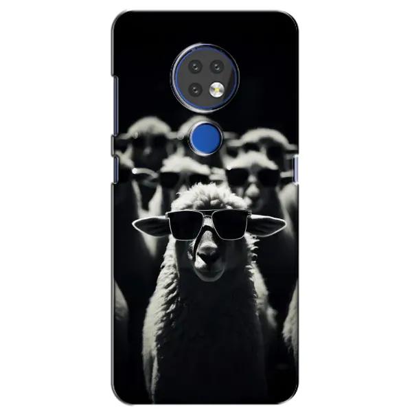 Чохол з принтом «Овечка в окулярах» для Nokia 6.2 (2019)