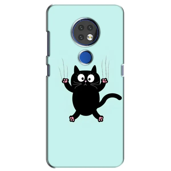 Чехол с принтом «Падающий кот» для Nokia 6.2 (2019)