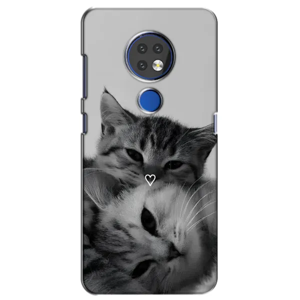 Чохол з принтом «Пара котів» для Nokia 6.2 (2019)