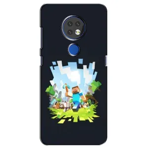 Чохол Майнкрафт на Nokia 6.2 (2019) (AlphaPrint) Minecraft (персонажі Minecraft)