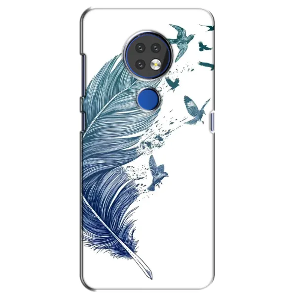 Чохол з принтом «Перо» для Nokia 6.2 (2019)