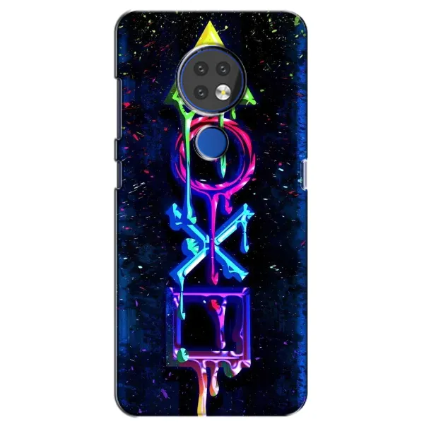 Чохол з принтом «Pleystation лого» для Nokia 6.2 (2019)
