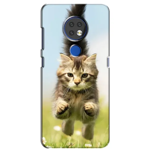 Чохол з принтом «Прижок кота» для Nokia 6.2 (2019)
