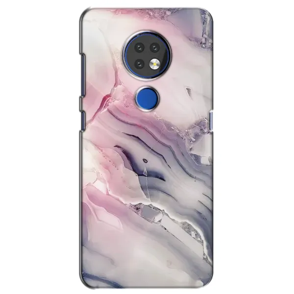Чохол з принтом «Пурпурний Мрамор» для Nokia 6.2 (2019)