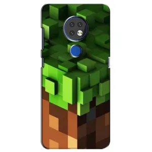 Чохол Майнкрафт на Nokia 6.2 (2019) (AlphaPrint) Minecraft (текстура Майнкрафт)