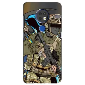 Чехлы с картинкой ЗСУ для Nokia 6.2 (2019) (AlphaPrint) (Воїн ЗСУ)