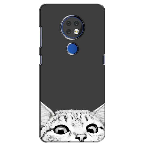 Чехол с принтом «Выглядывает кот» для Nokia 6.2 (2019)