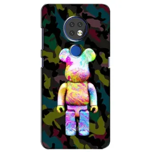 Чохли для Nokia 6.2 (2019) - Bearbrick Louis Vuitton (PREMIUMPrint) (Яскравий Bearbrick)