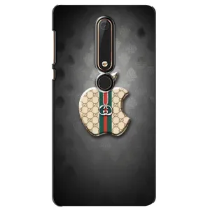 Чохли  GUCCI для Нокіа 6 2018 (AlphaPrint) (Apple gucci)