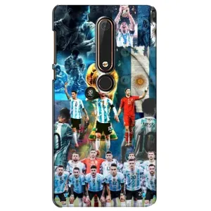Чохли Мессі для Nokia 6 2018 (AlphaPrint) (Аргентина Мессі)