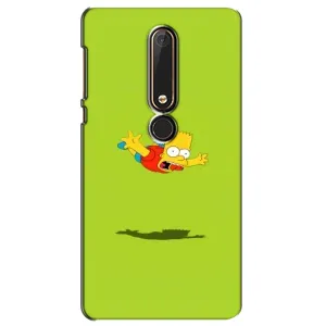 Чjхол з Сімпсонами для Nokia 6 2018 (VPrint) (Барт Сімпсон)