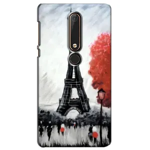 Чохол Ейфелева Вежа Nokia 6 2018 - (AlphaPrint) (Вежа в Парижі)
