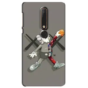Чохли для Nokia 6 2018 - Bearbrick Louis Vuitton (PREMIUMPrint) (Беарбрік Джордан)