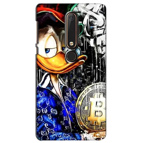 Чохол з принтом «Біткойн Скрудж» для Nokia 6 2018