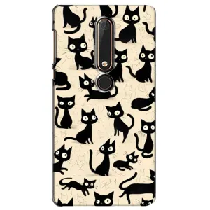 Чехол с рисунком кот на Nokia 6 2018