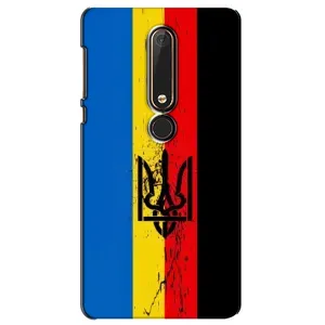 Украинские Чехлы для Nokia 6 2018 с картинкой УПА (AlphaPrint) (Прапор УПА)