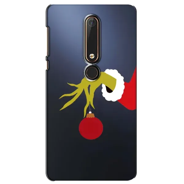Чехол с принтом «Гринч с игрушкой» для Nokia 6 2018