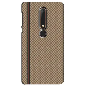 Чохли  GUCCI для Нокіа 6 2018 (AlphaPrint) (Гуччі полоса)