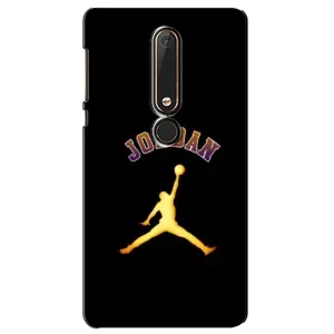 Чохли для Nokia 6 2018 - з картинкою JORDAN (AlphaPrint) (Jordan Gold)