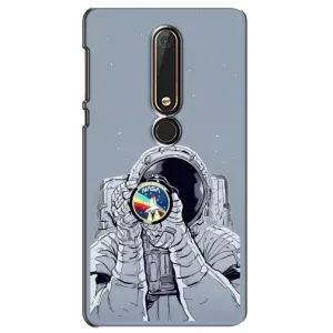 Чохол NASA для Nokia 6 2018 (AlphaPrint) (Космонавт фото)