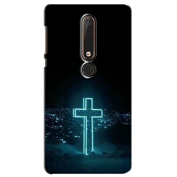Чехол с принтом «Крест и город» для Nokia 6 2018 Чехол с принтом «Крест и город» для Nokia 6 2018