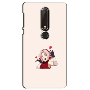 Чохли Персонажі Аніме Наруто для Nokia 6 2018 (AlphaPrint) (Лайк Сакура)