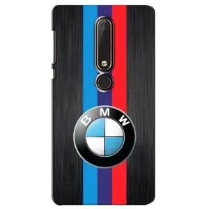 Чохол для Нокіа 6 2018 - з принтом БМВ (AlphaPrint) (Лого BMW)