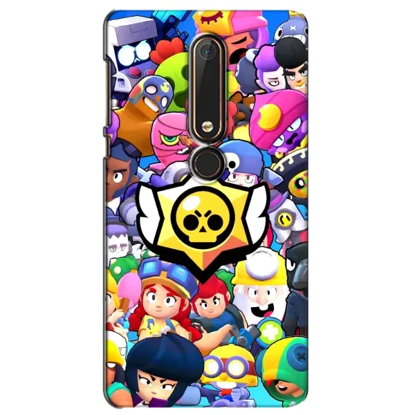 Чохол з принтом «Лого Brawl Stars» для Nokia 6 2018