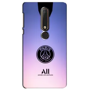 Чохли PSG для Nokia 6 2018 (AlphaPrint) (лого PSG)