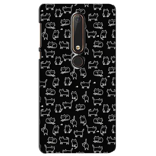 Чехол с принтом «Меленькие котики» для Nokia 6 2018