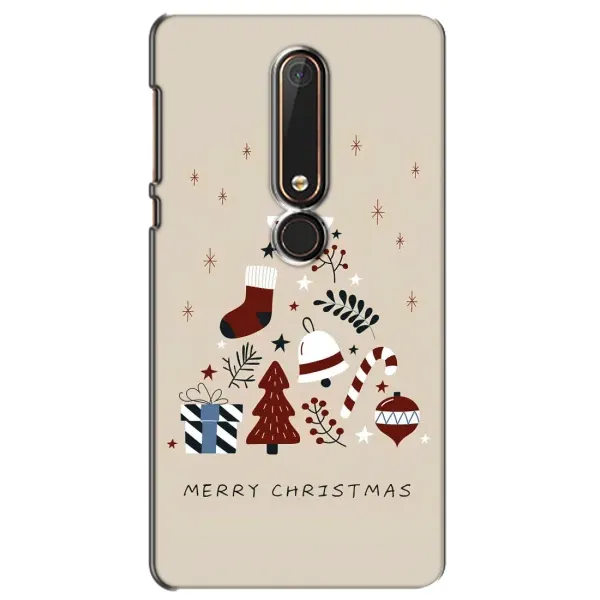 Чохол з принтом «Merry Christmas» для Nokia 6 2018