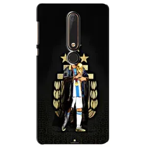 Чохли для Nokia 6 2018 (Leo чемпіон) (AlphaPrint) (Мессі Король)