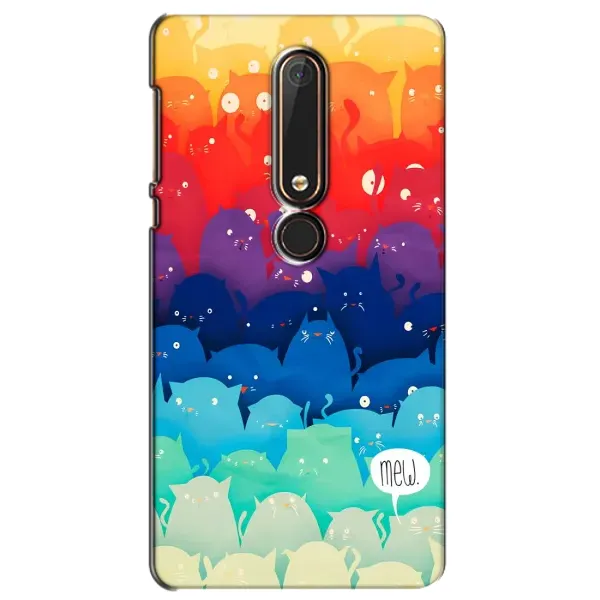 Чохол з принтом «Mew» для Nokia 6 2018