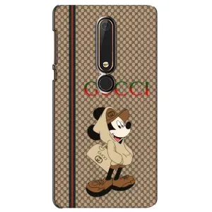 Чохли  GUCCI для Нокіа 6 2018 (AlphaPrint) (Mickey GUCCI)