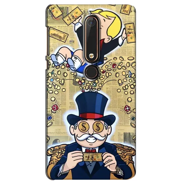 Чехол с принтом «Монополия Мен» для Nokia 6 2018 Чехол с принтом «Монополия Мен» для Nokia 6 2018