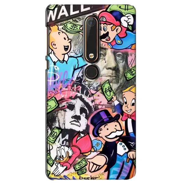 Чехол с принтом «Monopoly man» для Nokia 6 2018