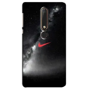 Чохол для Nokia 6 2018 - з принтом Найк (AlphaPrint) (Найк червоний)